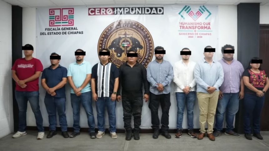 Detenidos 10 agentes de Chiapas por tortura en operativo registrado en video