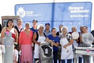 DIF Estatal dota de equipo a comedor escolar en Irapuato