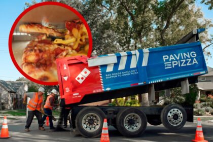 dominos atribuye errores en entrega de pizzas a baches y Domino's atribuye errores en entrega de pizzas a baches y lanza campaña ilegal en México.