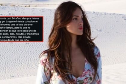 Eiza González comparte conmovedor mensaje tras su repentina pérdida