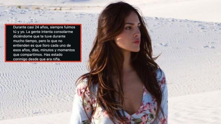 Eiza González comparte conmovedor mensaje tras su repentina pérdida