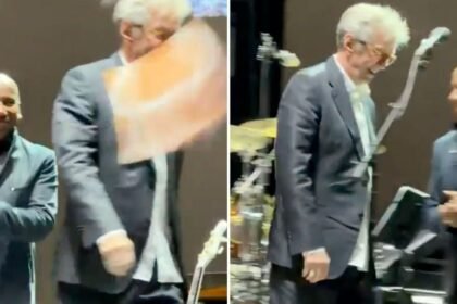 Eric Clapton detuvo su concierto en España tras ser golpeado con un vinilo