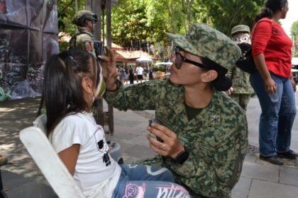 Exposición Militar del Ejército y Guardia Nacional en Uruapan