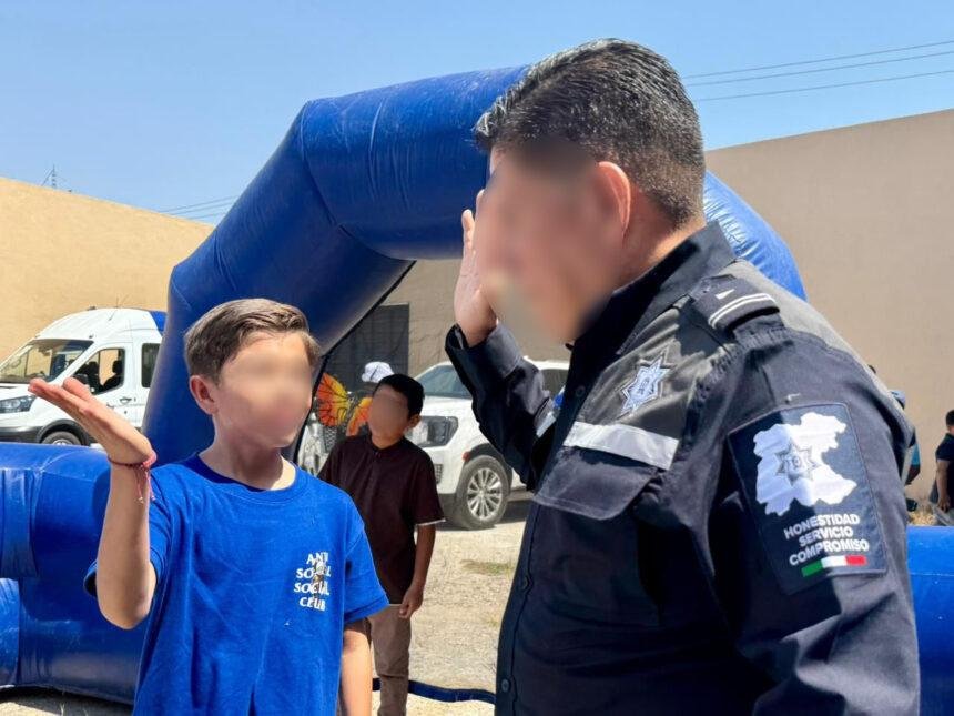 FSPE y Policía de Caminos celebran a niños en tratamiento oncológico en evento.