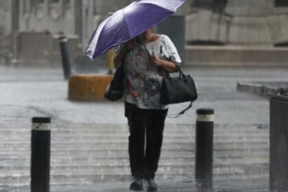 Fuertes lluvias y granizo en la CDMX; autoridades federales emiten alerta nacional