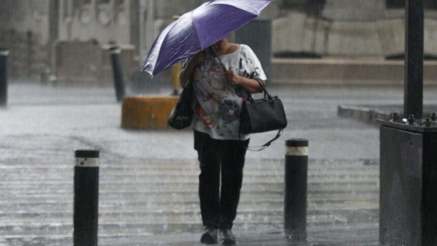 Fuertes lluvias y granizo en la CDMX; autoridades federales emiten alerta nacional