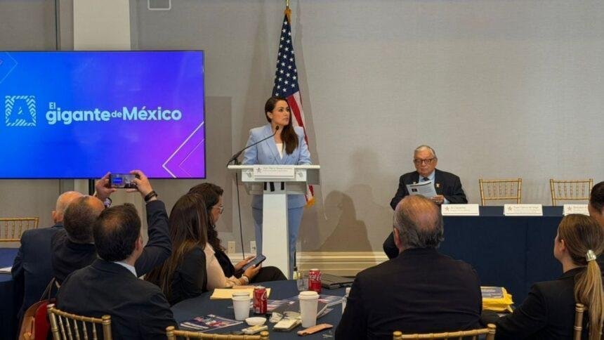 Gobernadora de Aguascalientes asiste al encuentro anual de la Cámara de Comercio México-EE.UU.