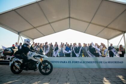 Gobernadora destina más de 143 mdp para fortalecer policías de municipios.