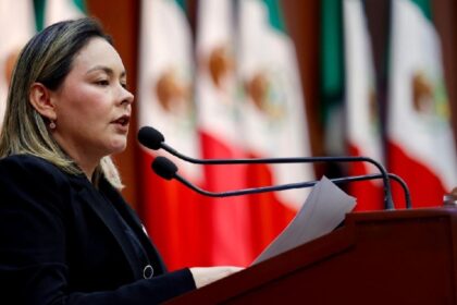 gobernadora interina de sinaloa defiende inocencia de rocha moya en Gobernadora interina de Sinaloa defiende inocencia de Rocha Moya en su mensaje inaugural.