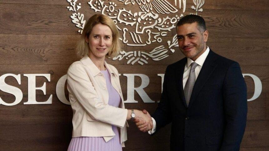 Harfuch y UE discuten seguridad y crimen organizado antes de cumbre bilateral