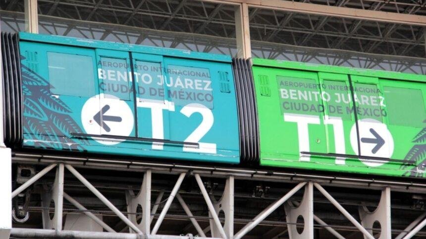 Humo en Terminal 2 del AICM tras entrega de obras por Sheinbaum