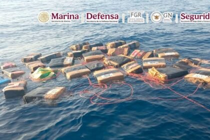Incautan más de dos toneladas de cocaína en costas de México sin detenidos