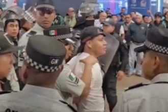 Incidentes en el Estadio Cuauhtémoc tras triunfo de la Selección Mexicana