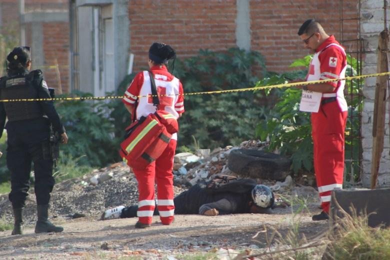 Irapuato: Hombre muerto tras balacera, portaba casco de motocicleta.