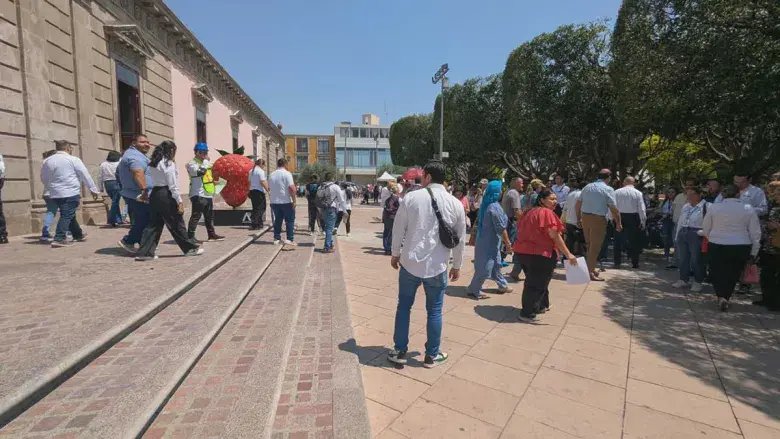 Irapuato participa en el Primer Simulacro Nacional 2026 en la Presidencia.