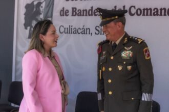 Julio César Islas asume liderazgo de la Novena Zona Militar en Sinaloa.