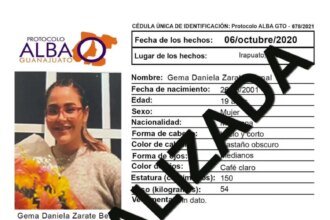 Localizan sin vida a Gema Daniela Zárate Bernal tras cinco años desaparecida