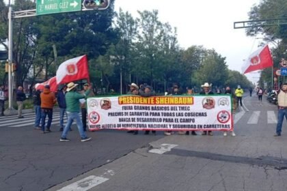 Movilizaciones de transportistas y agricultores en CDMX por bloqueos de la SSC