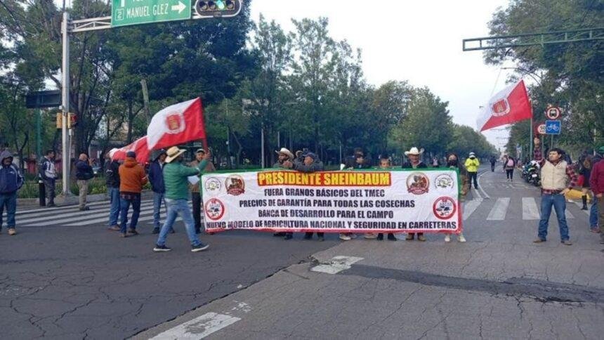 Movilizaciones de transportistas y agricultores en CDMX por bloqueos de la SSC