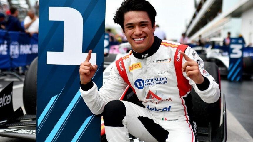 Noel León logra su primer triunfo en la Fórmula 2 en Canadá