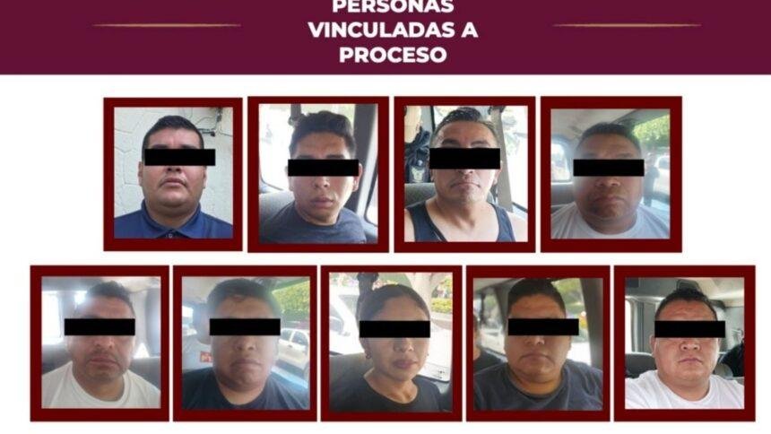 Nueve policías de Hidalgo enfrentan juicio por homicidio doloso y lesiones