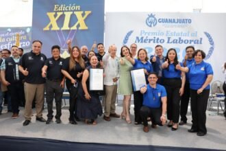 Obtiene siete reconocimientos en el Premio Estatal al Mérito Laboral 2026