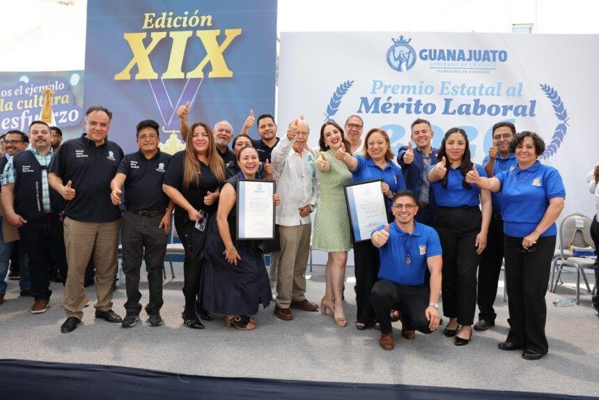 Obtiene siete reconocimientos en el Premio Estatal al Mérito Laboral 2026