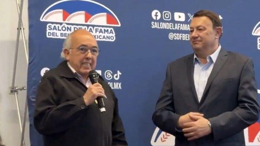 Pepe Segarra se emociona al entrar al Salón de la Fama del Beisbol Mexicano