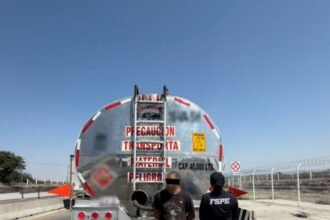 Policía Estatal de Caminos asegura 40 mil litros de hidrocarburo en Apaseo el Grande