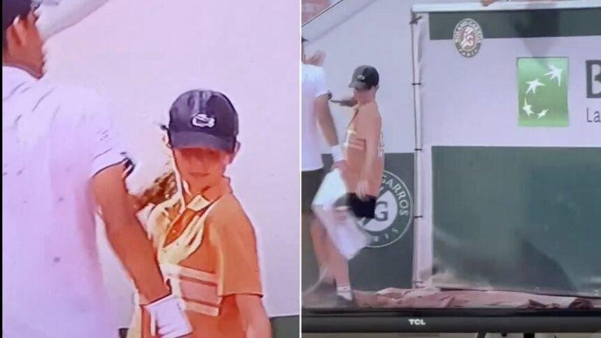 Rafael Jódar responde a acusaciones de empujar a una recogepelotas en Roland Garros