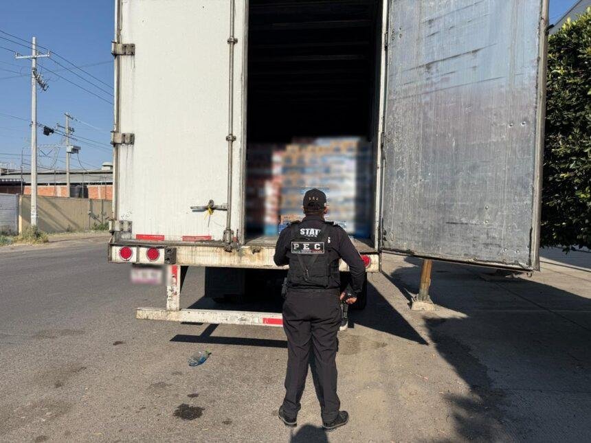 Recupera PEC vehículo robado y mercancía valuada en 2 millones de pesos en Celaya