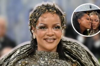 Rihanna le brinda amor a una periodista en la MET Gala 2026
