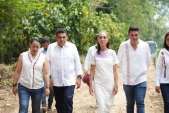 Sheinbaum defiende citatorio de la FGR a Maru Campos en Tabasco.