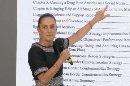 sheinbaum reafirma acciones del gobierno tras advertencia de trump sobre Sheinbaum reafirma acciones del gobierno tras advertencia de Trump sobre cárteles.