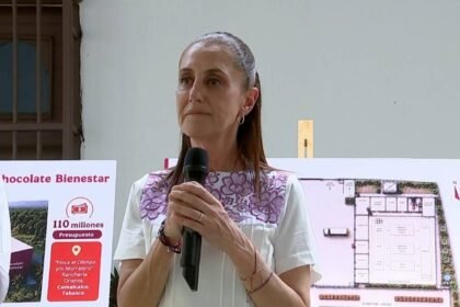 Sheinbaum reitera apoyo incondicional a López Obrador en gira por Tabasco.