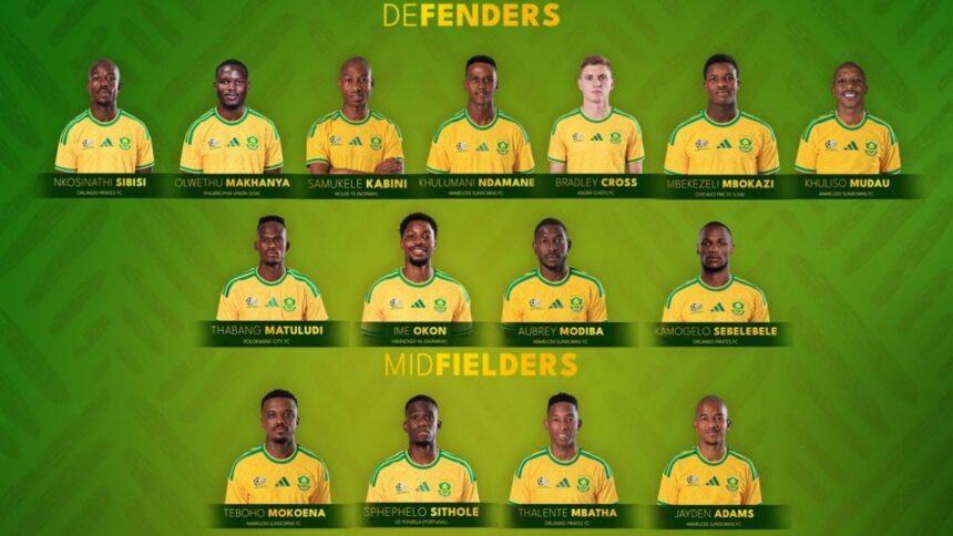 Sudáfrica revela su convocatoria para el Mundial 2026 ante México