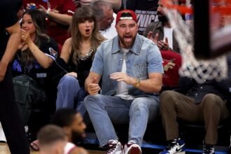 Taylor Swift y Travis Kelce deslumbran en la final de la NBA