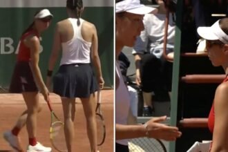 Tenista se niega a saludar a su rival tras polémica en Roland Garros