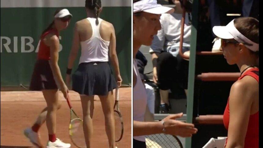 Tenista se niega a saludar a su rival tras polémica en Roland Garros
