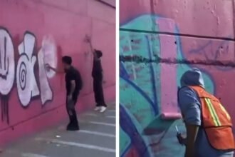 Tres jóvenes arrestados por grafitear mural mundialista en Guadalajara