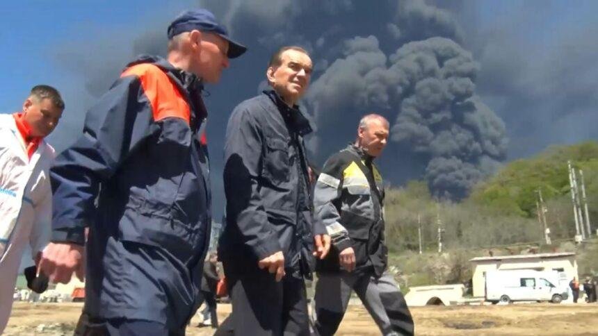 Ucrania lanza ataque con drones contra instalaciones petroleras en Rusia