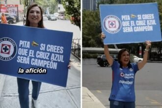 Xóchitl Gálvez apoya a Cruz Azul en la final contra Pumas