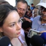 Yaraldine Bonilla se niega a comentar sobre detención de ex secretario de Seguridad estatal.