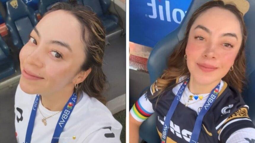 Yareli Acevedo entrega el balón en la Final de la Liga MX