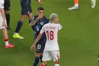 Miguel Almirón se convierte en el primer expulsado del Mundial 2023