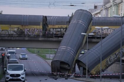 Accidente ferroviario en Alemania deja un muerto tras caída de vagones.