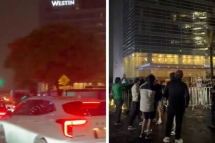 Aficionados mexicanos visitan hotel de Ecuador para animar a sus jugadores