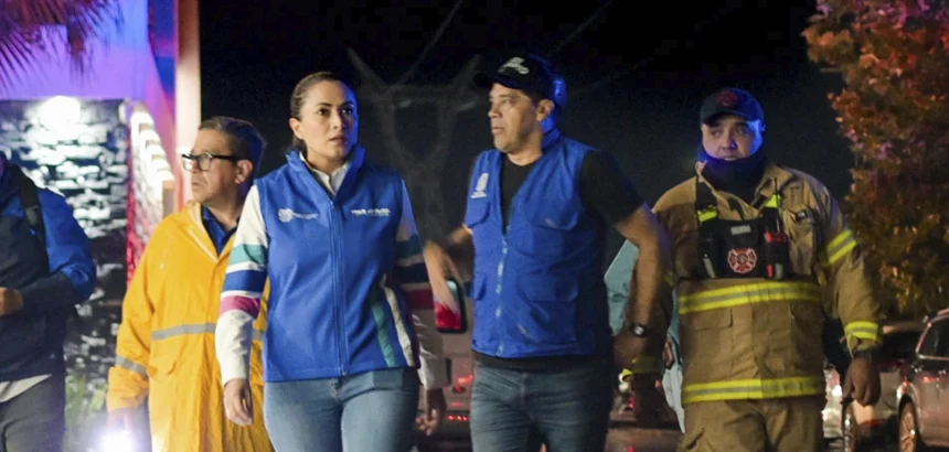 Aguascalientes: Tere Jiménez y Leo Montañez Abordan Problemas por Lluvias