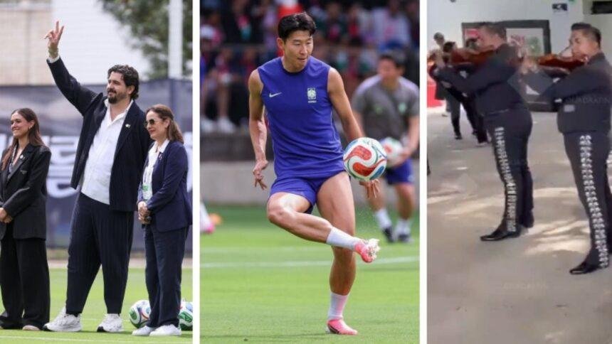 Amaury Vergara da la bienvenida a Corea del Sur con mariachis