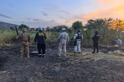 Asegura FSPE toma clandestina y combustible en Celaya.